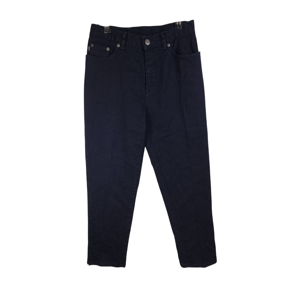Lauren Jeans Co. Petites Pants Womens Size 6P Black Straight Leg Casual Y2k